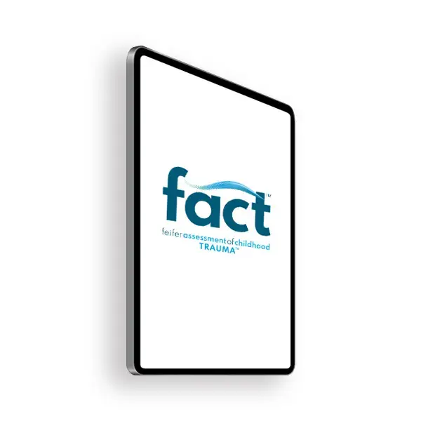 FACT logo displayed on tablet.