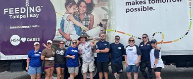 PAR employees gather in support of Feeding Tampa Bay