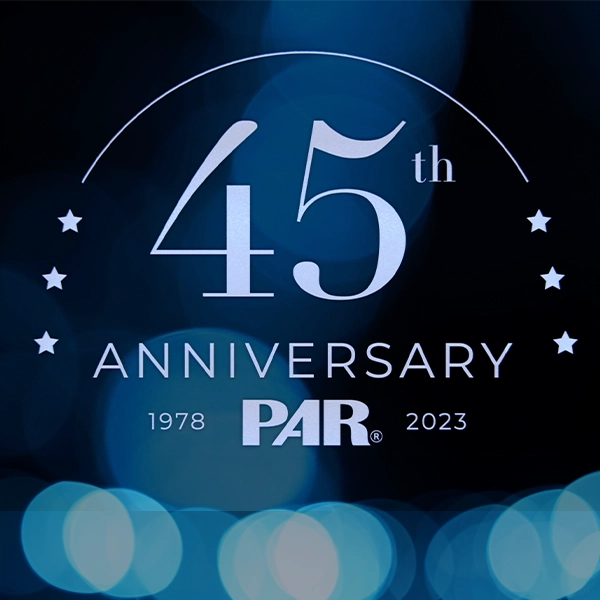 Psychological Assessment Resources 45th Anniversary logo